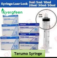 Terumo Syringe without needle Luer Lock, 1ml/ 3ml/ 10ml/ 20ml/ 50ml