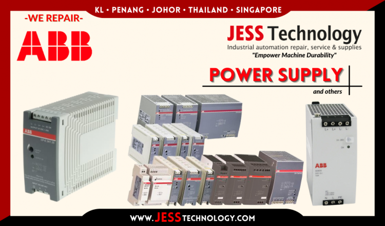 Repair ABB POWER SUPPLY Malaysia, Singapore, Indonesia, Thailand