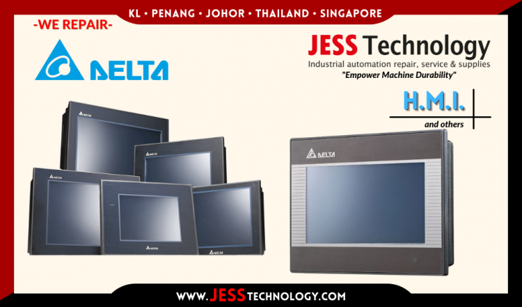 Repair DELTA HMI Malaysia, Singapore, Indonesia, Thailand