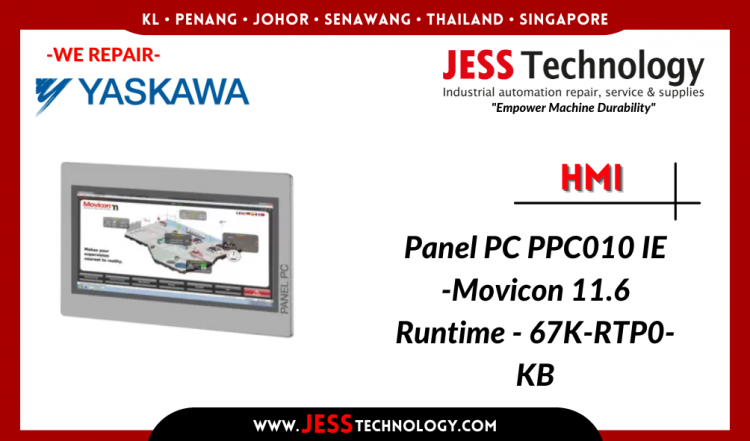 Repair YASKAWA HMI Panel PC PPC010 IE Malaysia, Singapore, Indonesia, Thailand