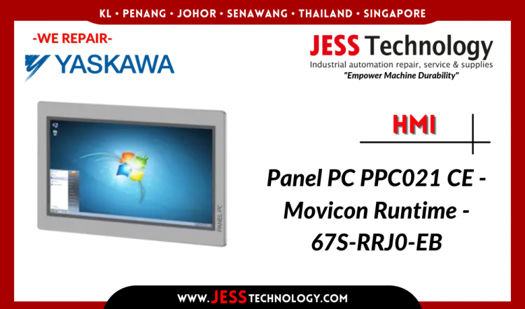 Repair YASKAWA HMI Panel PC PPC021 CE Malaysia, Singapore, Indonesia, Thailand