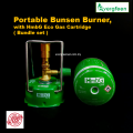 Portable Bunsen Burner with Gas Cartridge