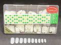 EXTRA THIN SHORT ROUND SHAPE NAIL TIPS ( NATURAL )