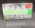 EXTRA THIN LONG ROUND SHAPE NAIL TIPS ( clear )