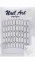 Nail Art Display Chart Board չʾ