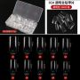 Square Nail Tips ( milky white/clear ) μƬ ( ̰/͸ )