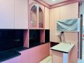 Barbie Pink Themed Kitchen Cabinet Design by Stylehome Fabrication