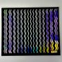 Laser Wavy Nail Sticker Holographic Wave Line Nail Art 