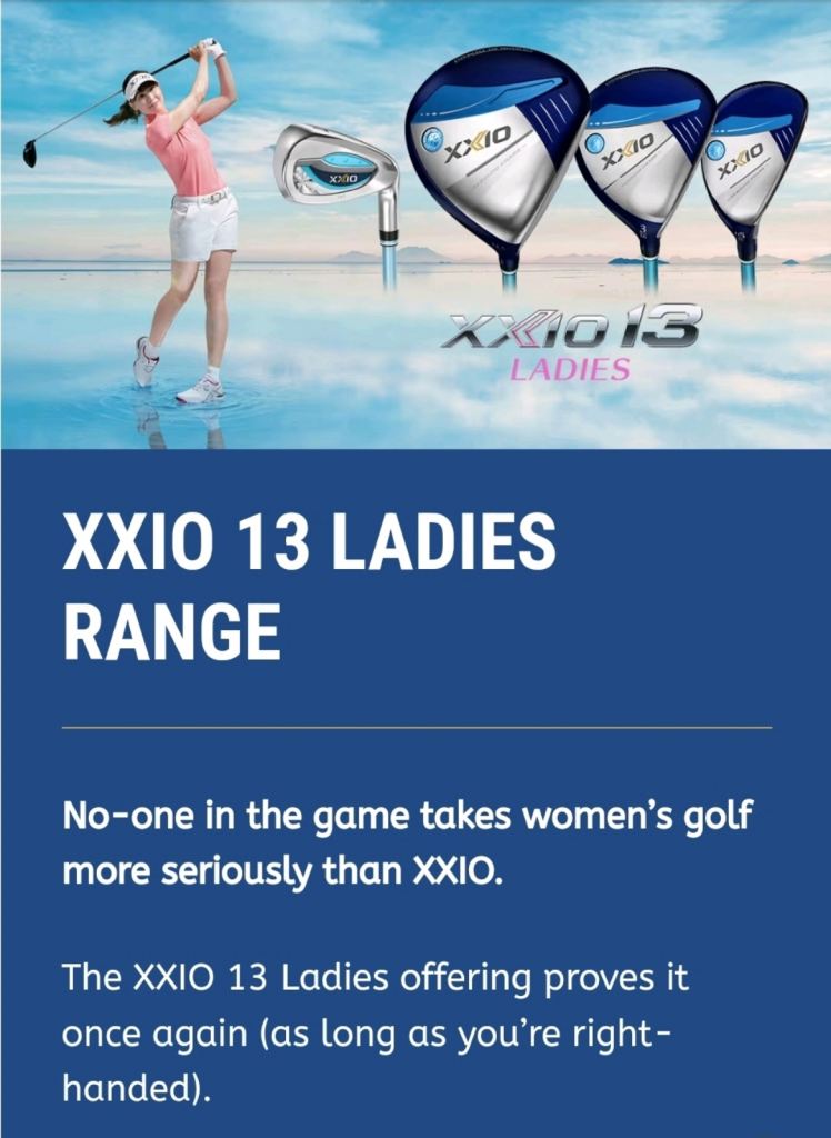 Xxio 13 Mp1300 Ladies Golf Equipment