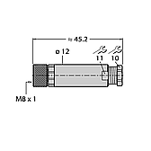 Turck B5143-0 Field-Wireable Connector-1