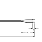 Turck PKG3M-10-TXL Actuator & Sensor Cable-3