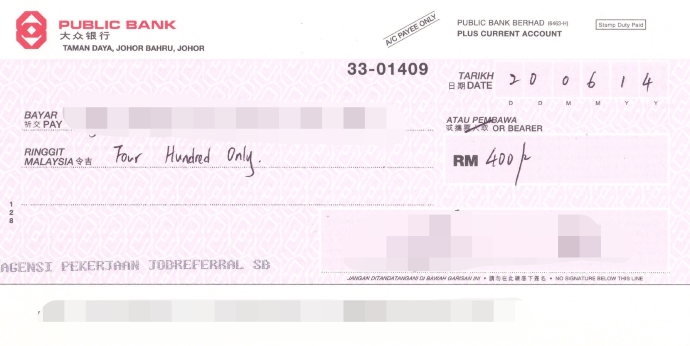 Referral Paycheck
