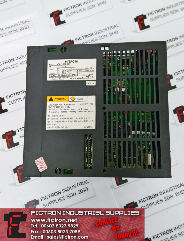 ADA2-10LSCP ADA210LSCP HITACHI AC Servo Drive Supply Repair Malaysia Singapore Indonesia USA Russia