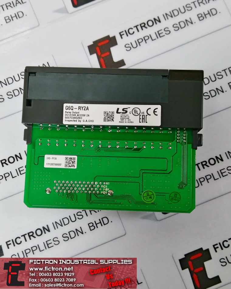 ​G6Q-RY2A G6QRY2A LS PLC DIGITAL OUTPUT MODULE Supply Repair Malaysia Singapore Indonesia USA