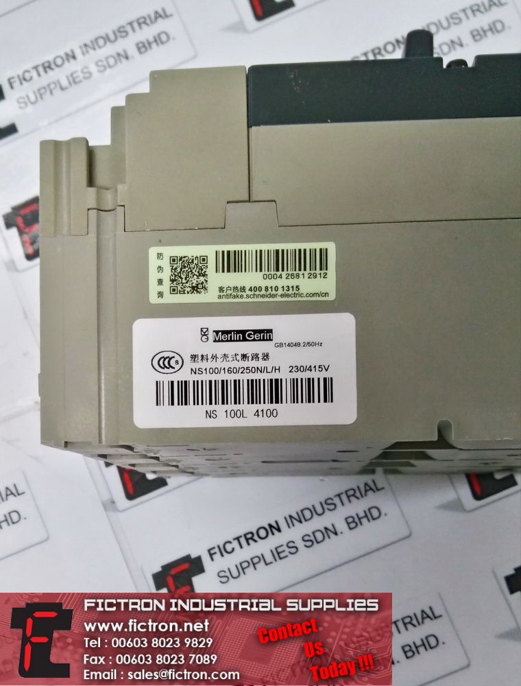NS100/160/250/NL/H SCHNEIDER MERLIN GERIN COMPACT UNIT Supply Repair Malaysia Singapore Indonesia Russia USA
