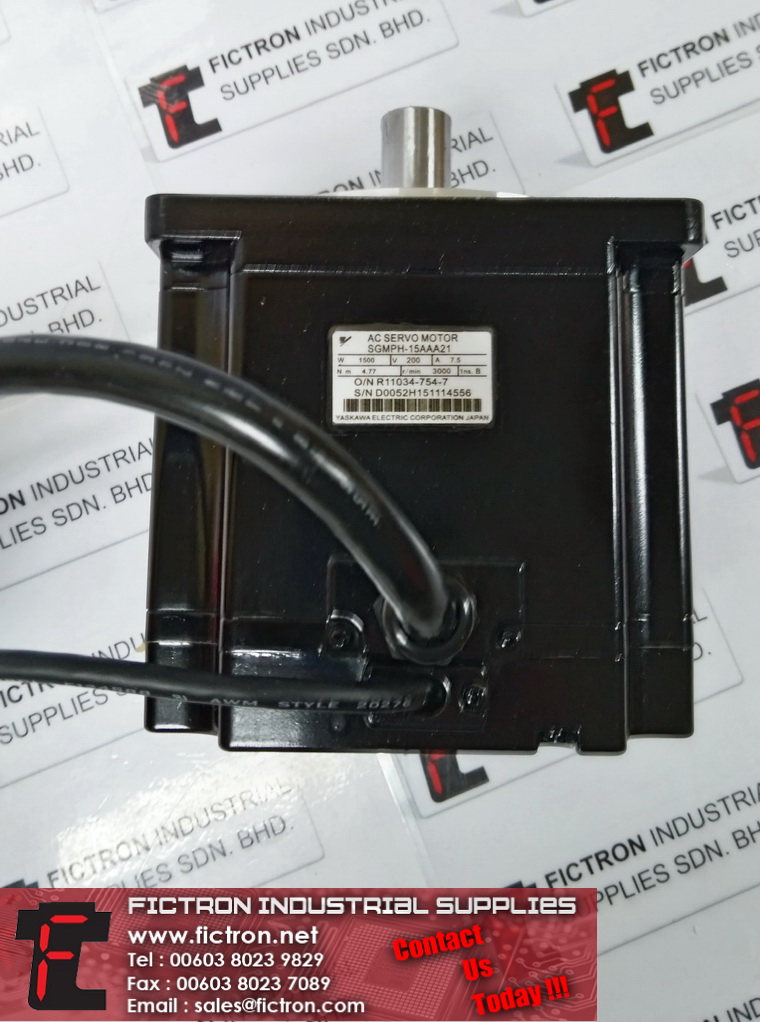 SGMPH-15AAA21 SGMPH15AAA21 YASKAWA AC Servo Motor Supply Repair Malaysia Singapore Indonesia USA