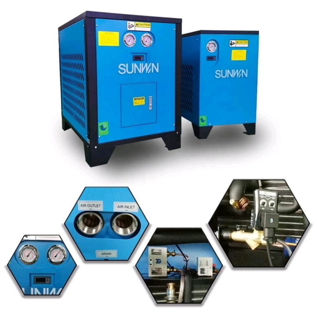 Sunwin Air Dryer Refrigerator Air Dryer Stainless Steel Air Dryer C/w Aftercooler
