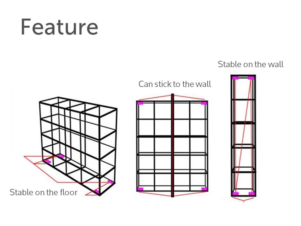 Set Of 2 American Iron Rack Shelves / Industrial Design Rack Shelves