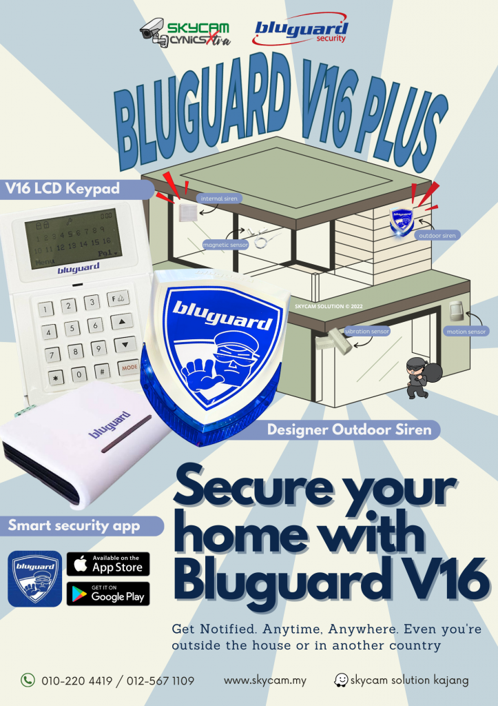 Alarm System Bluguard V16 Plus