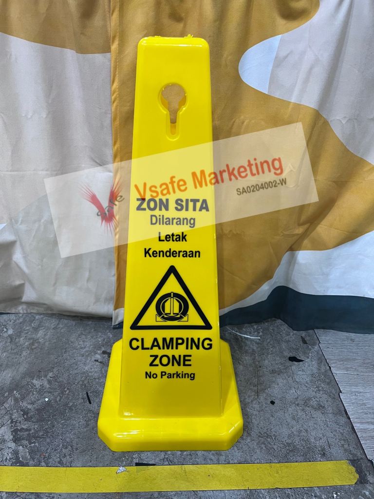 Floor Standee Signage Car Clamp Warning Signs