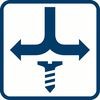 Forward / reverse rotation for inserting and removing screws