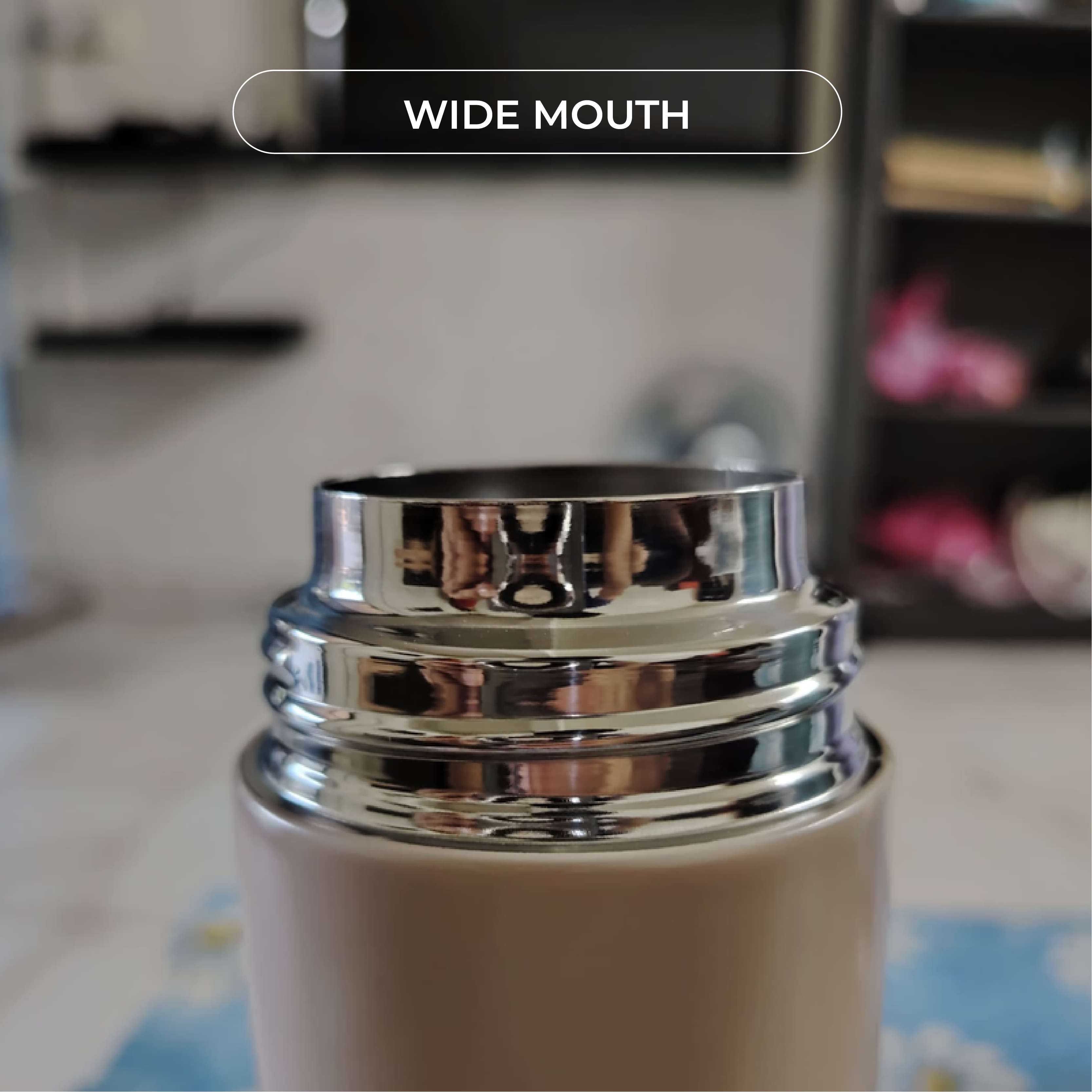 Wide mouth opening