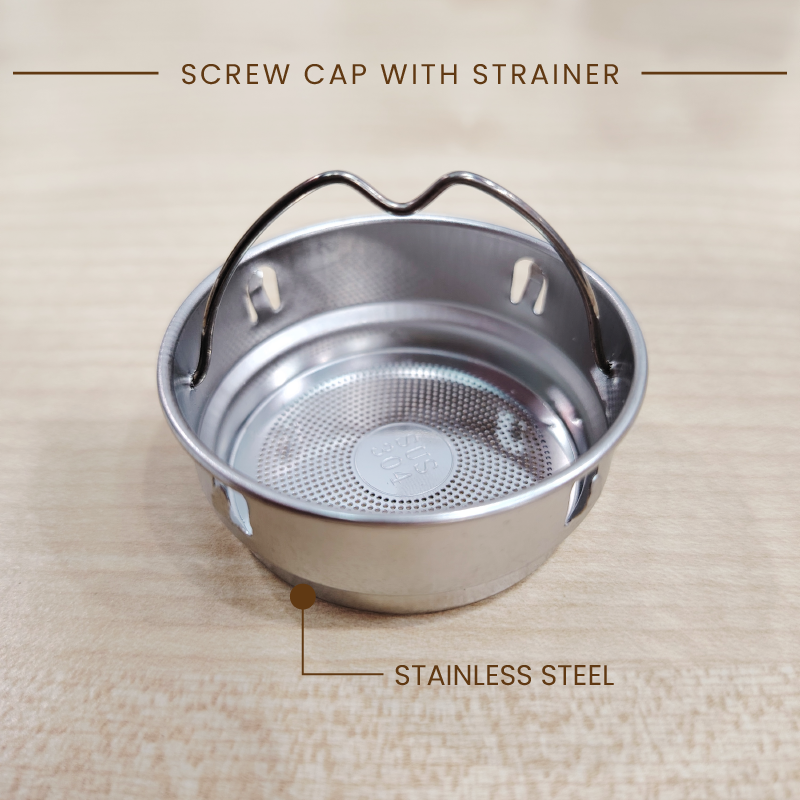 Built-in strainer