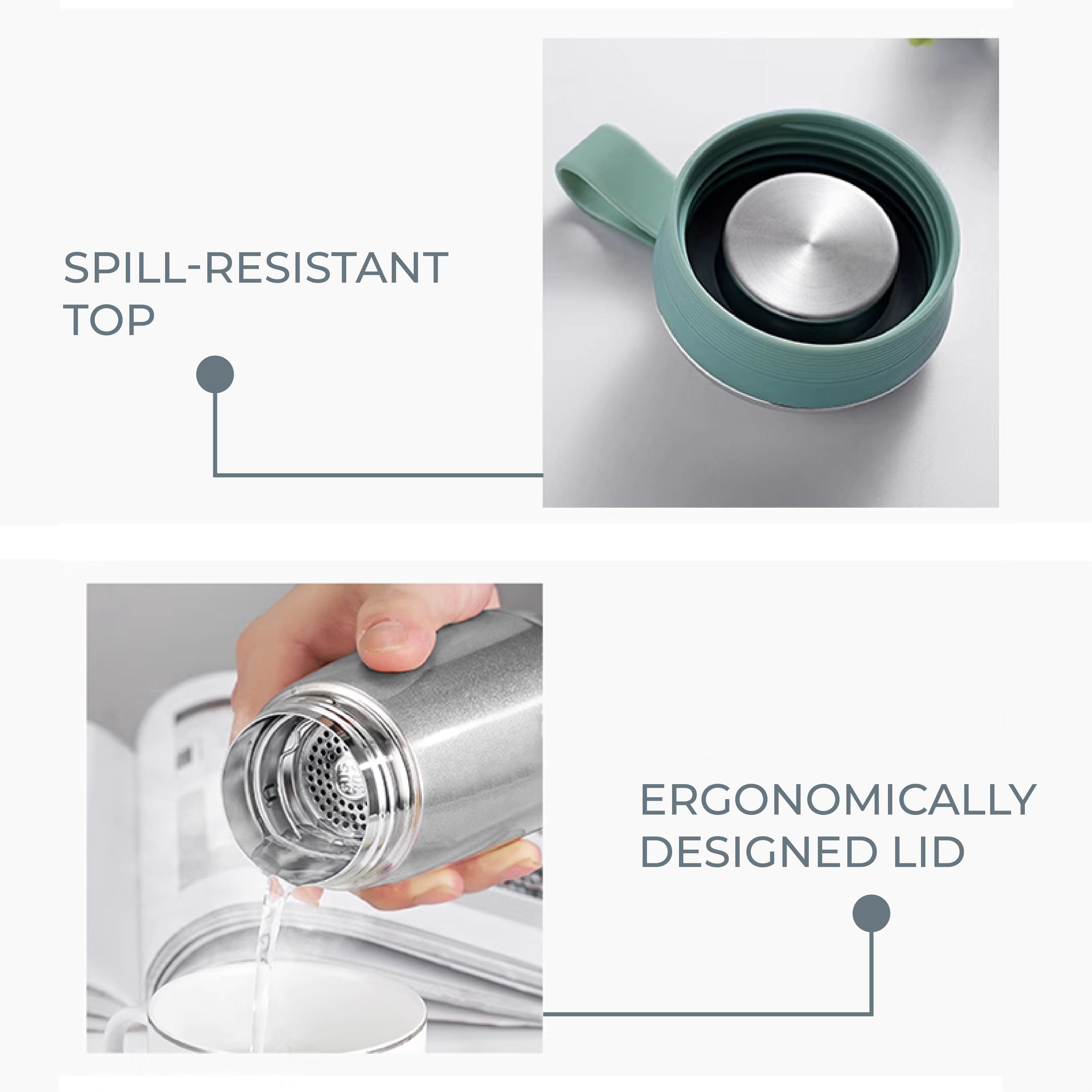 Spill-resistant design