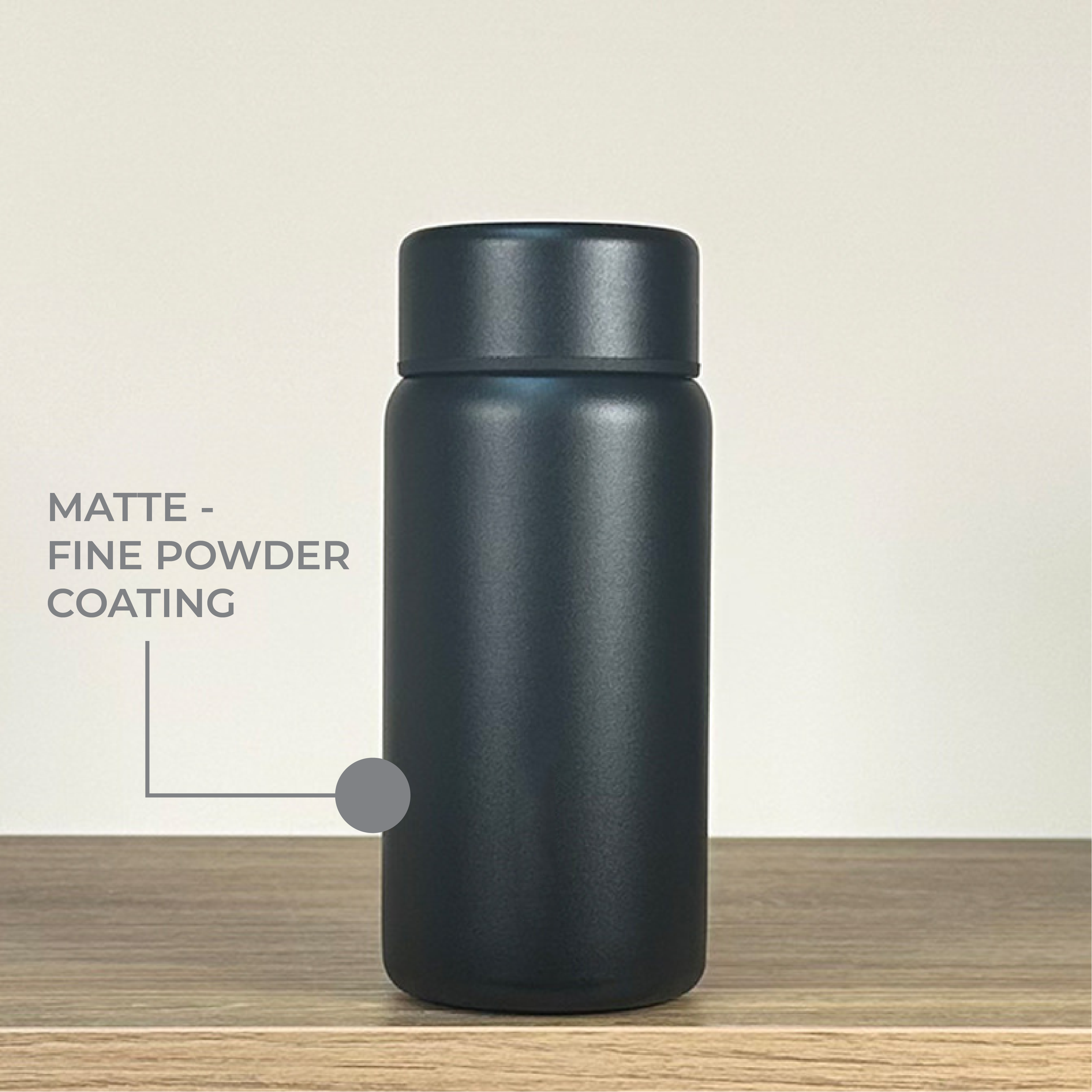 Matte powder coating