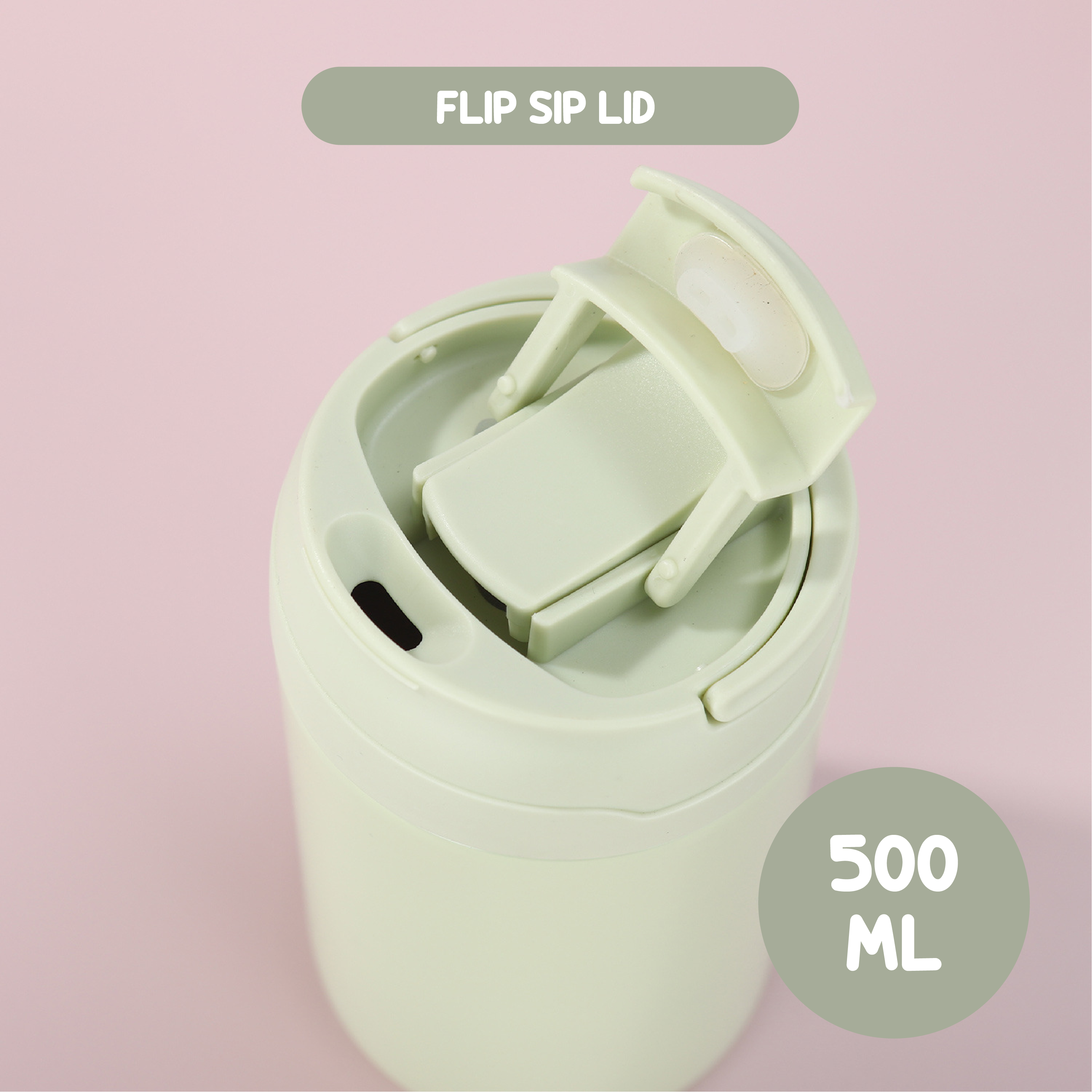 Flip sip lid