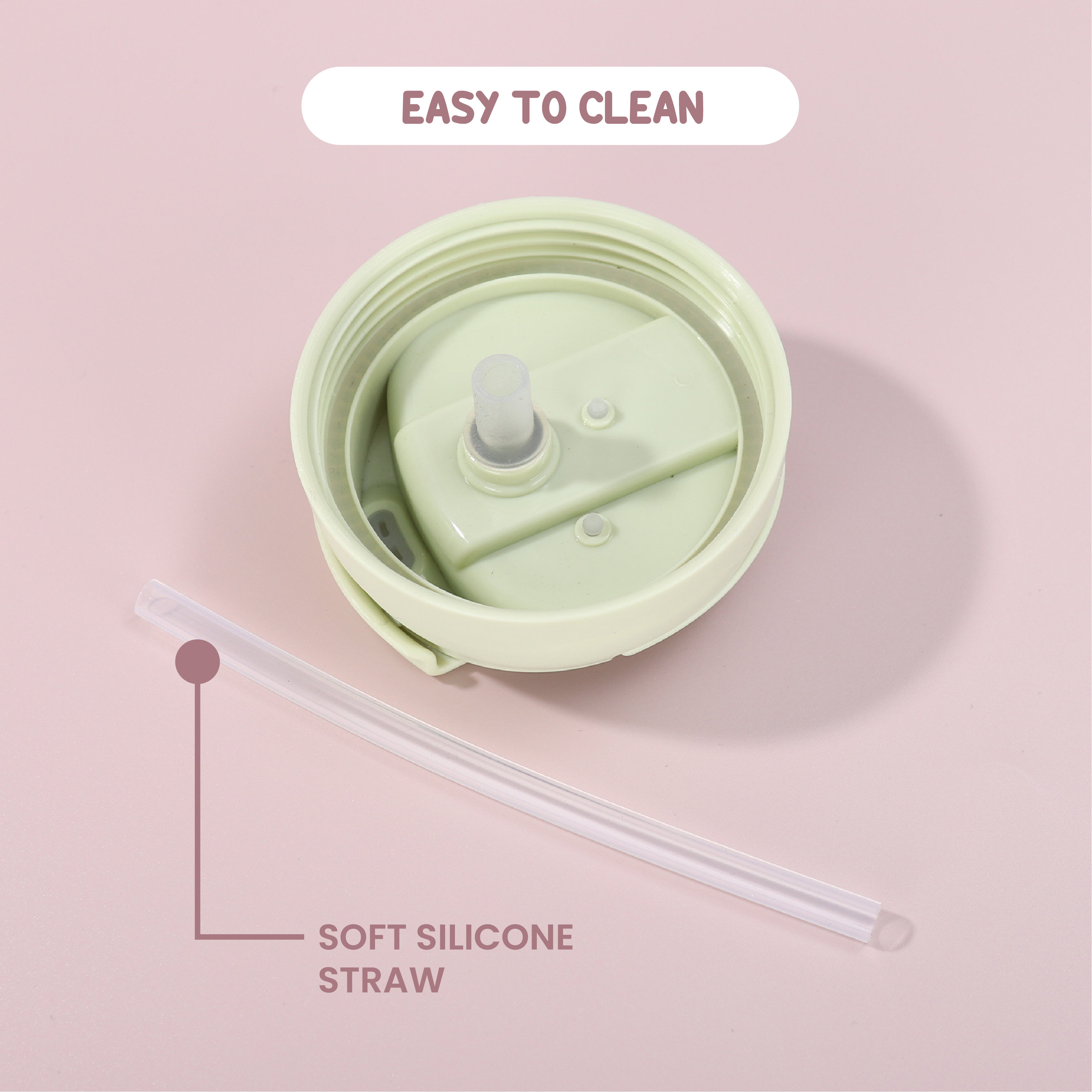 Silicone straw