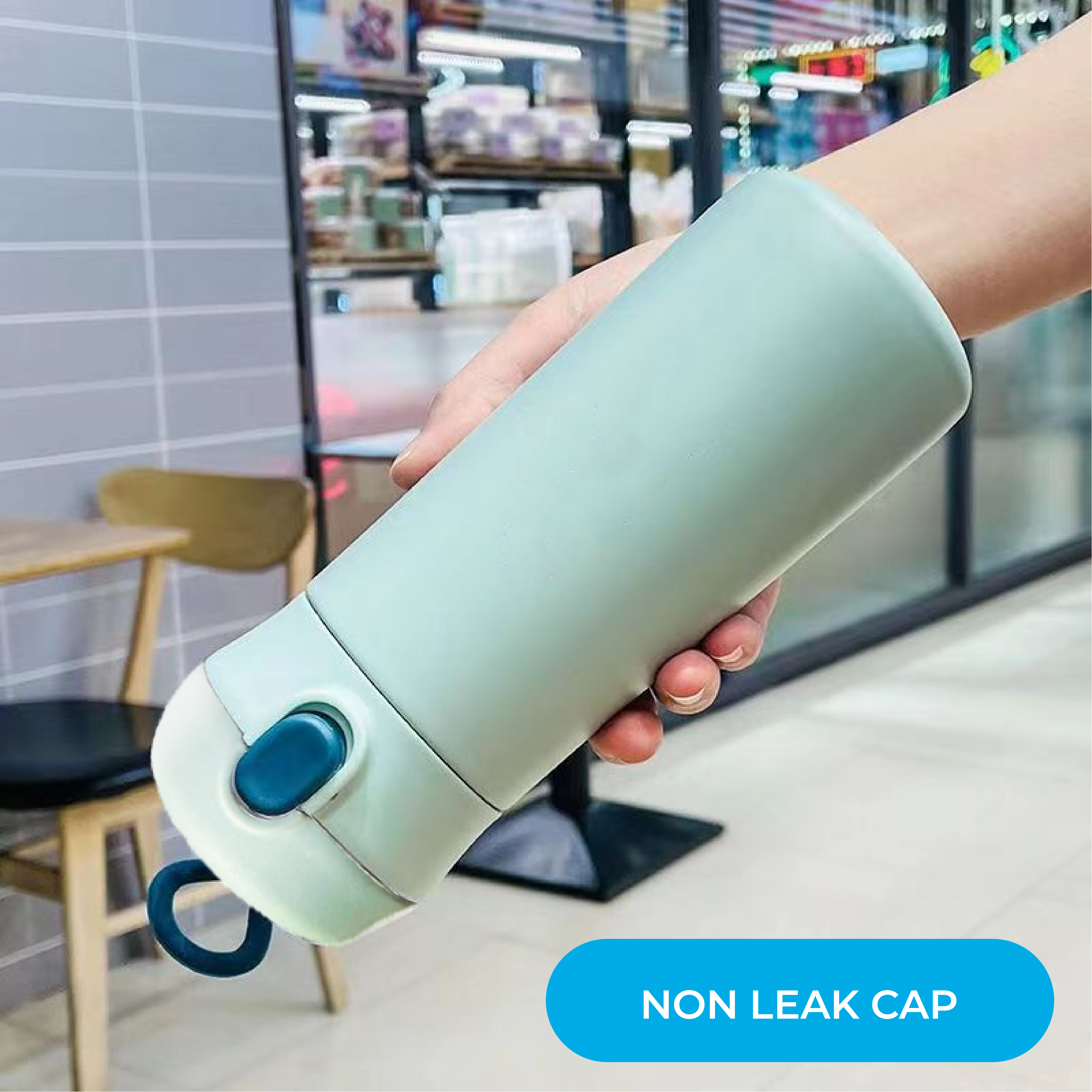 Non-leak cap design