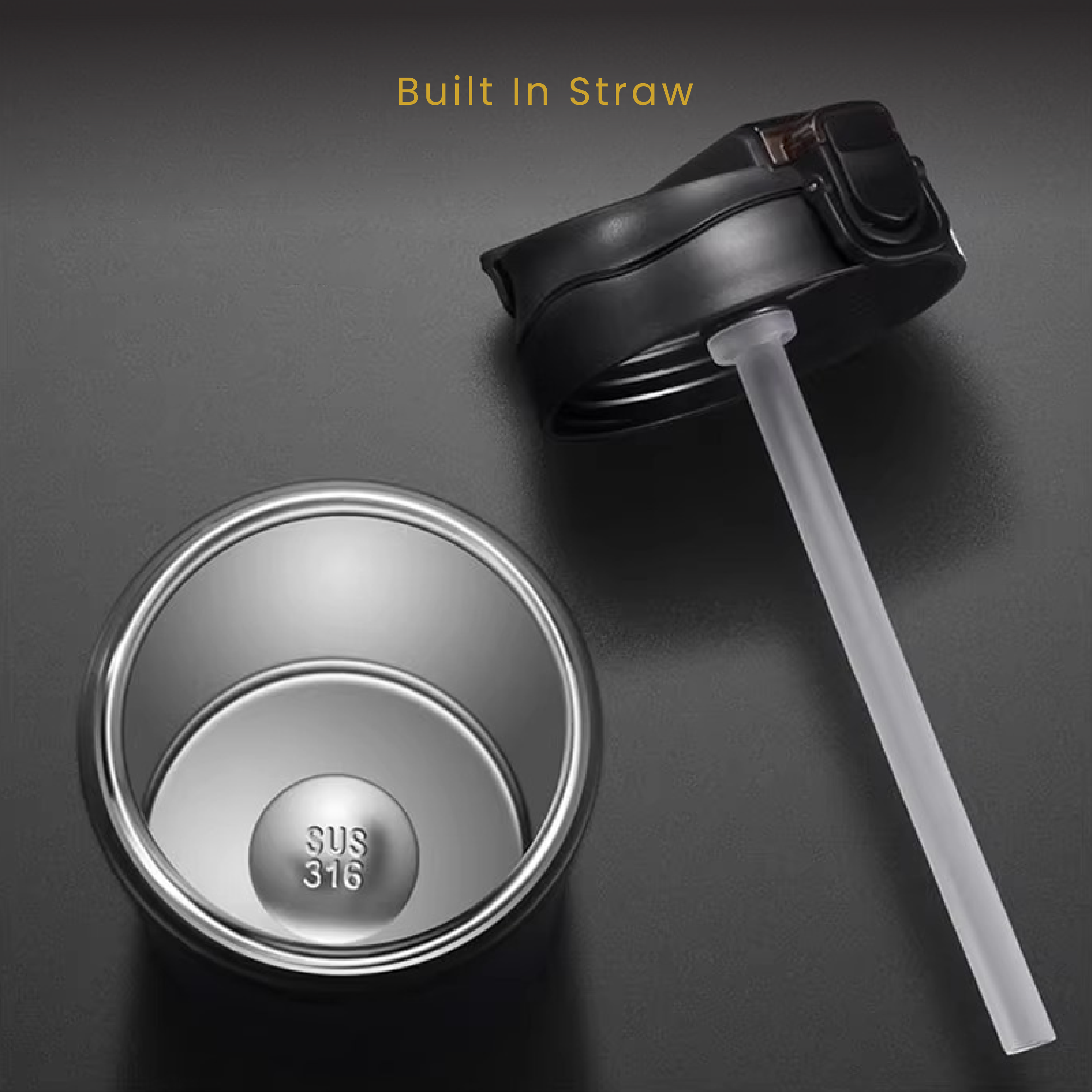 Detachable straw