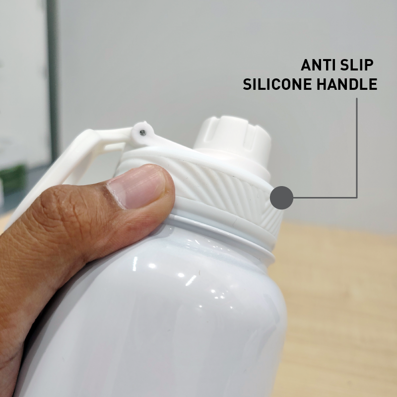 Anti-slip silicone handle