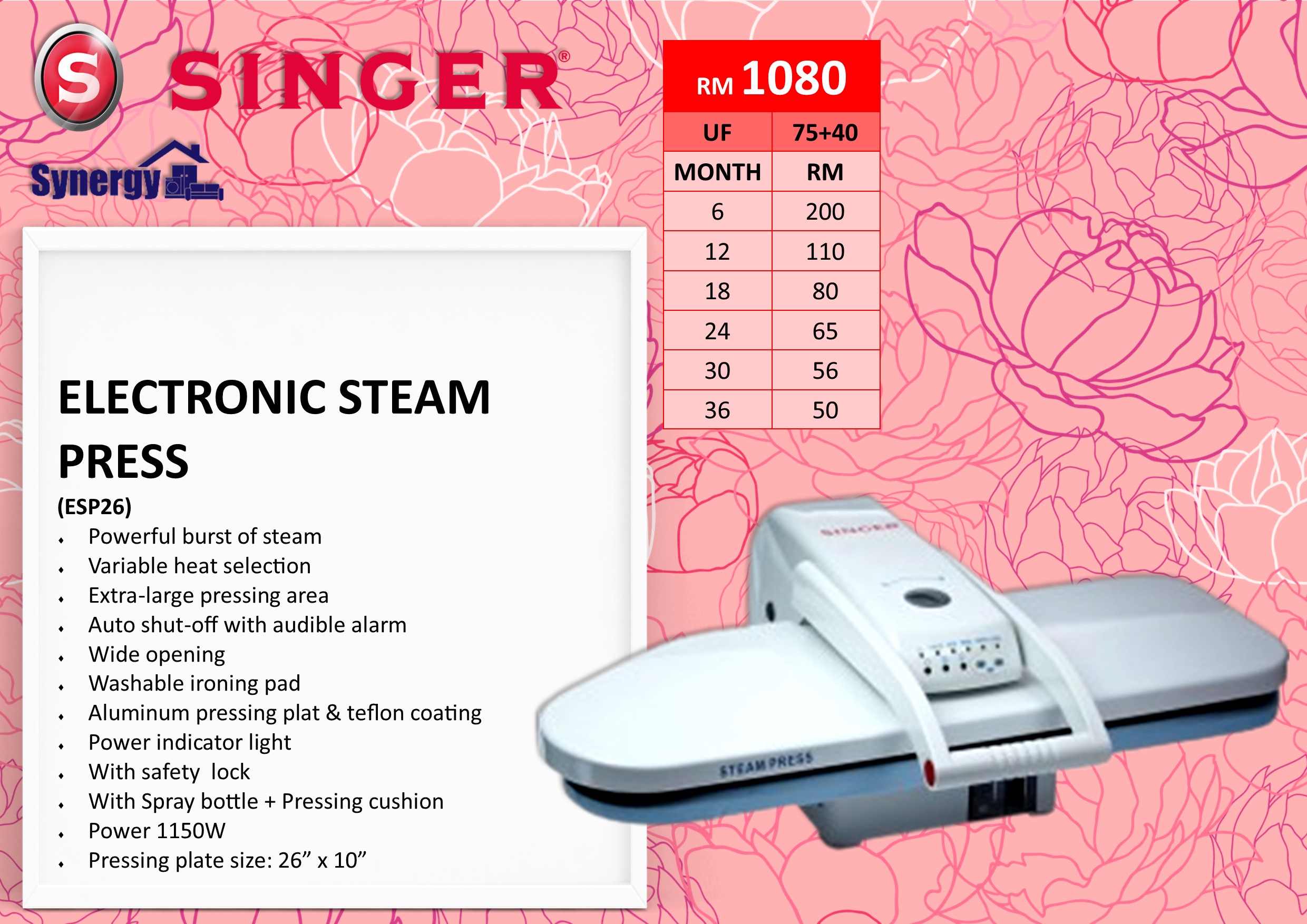 Mesin steam press hotsell