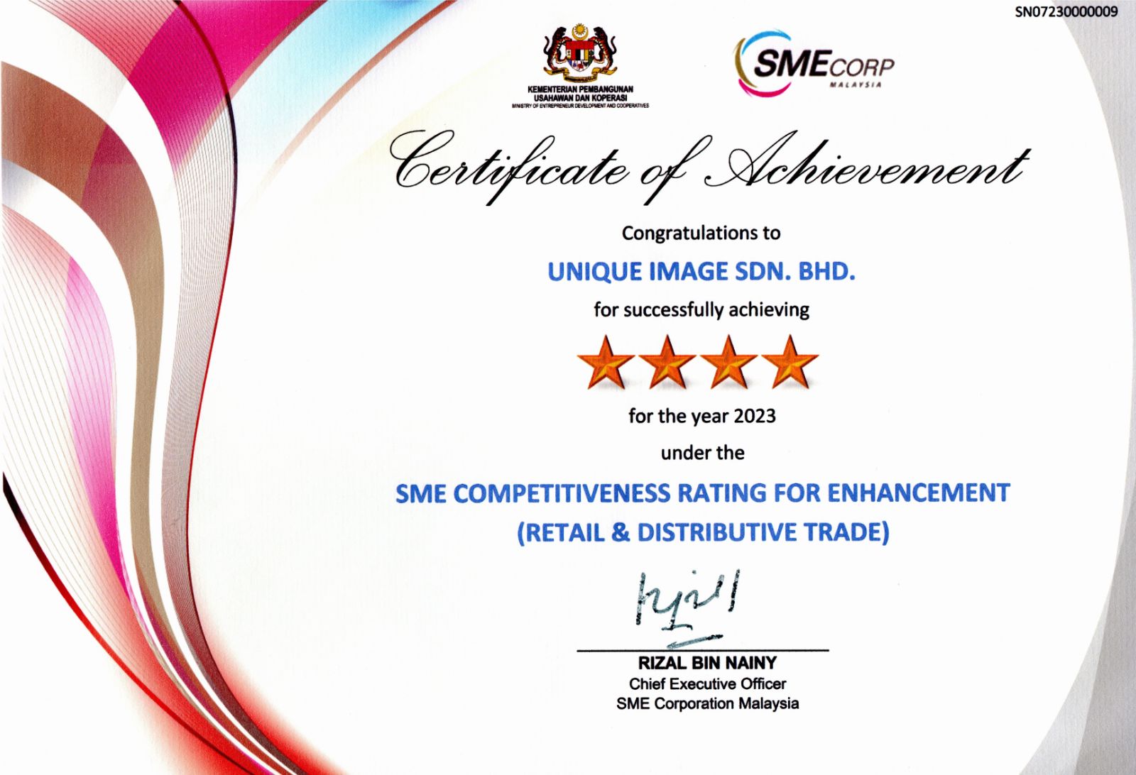 SME 4 STAR ACHIEVEMENT