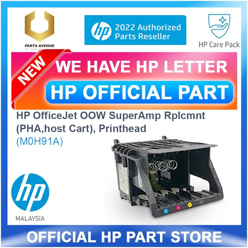[Ready Stock & Great Offer] - HP Genuine Printhead (M0H91A) for HP Officejet Pro - Parts Avenue Sdn. Bhd. 