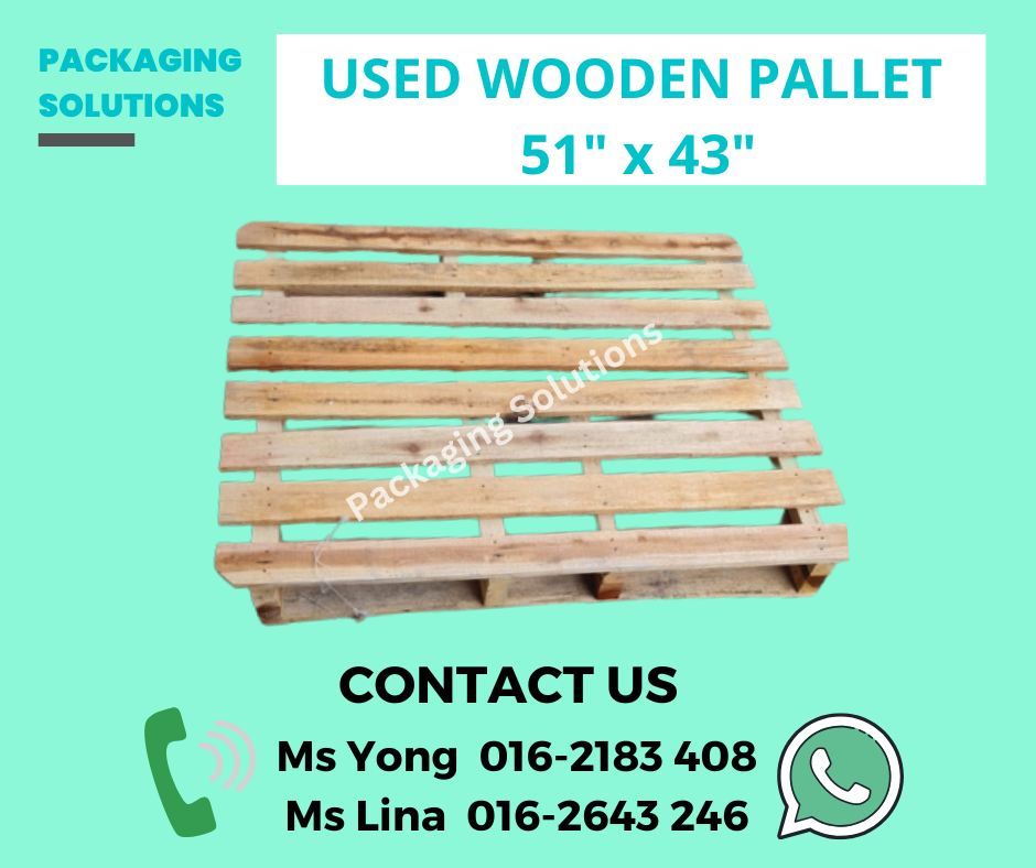 Used Wooden Pallet - 51" x 43"