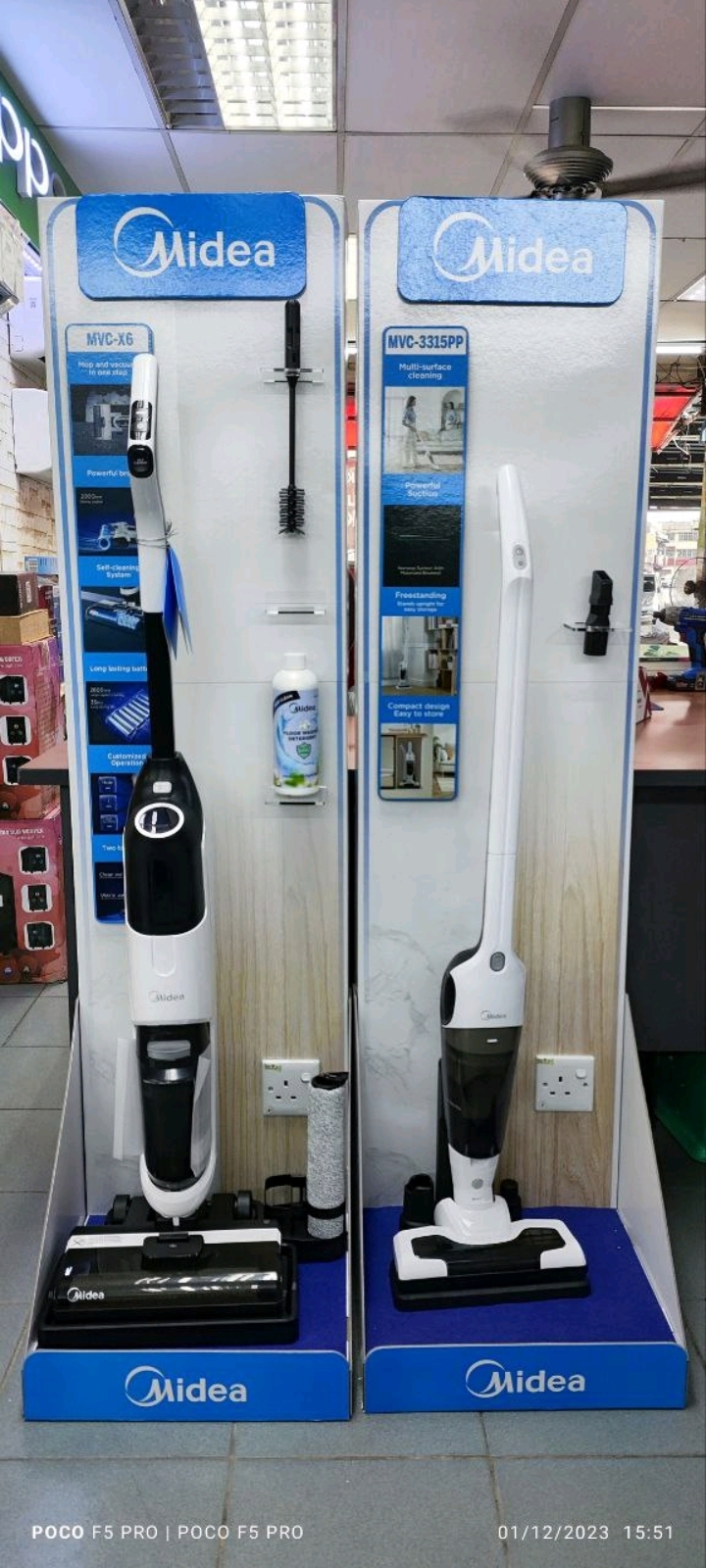 Midea 2 in 1 Wet Dry Vacuum Stick Promosi 