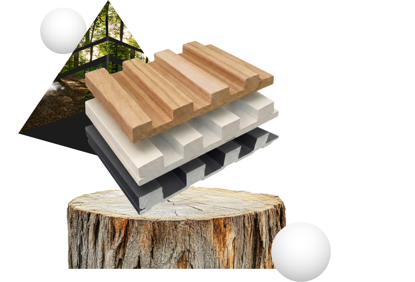 High-quality fluted panels