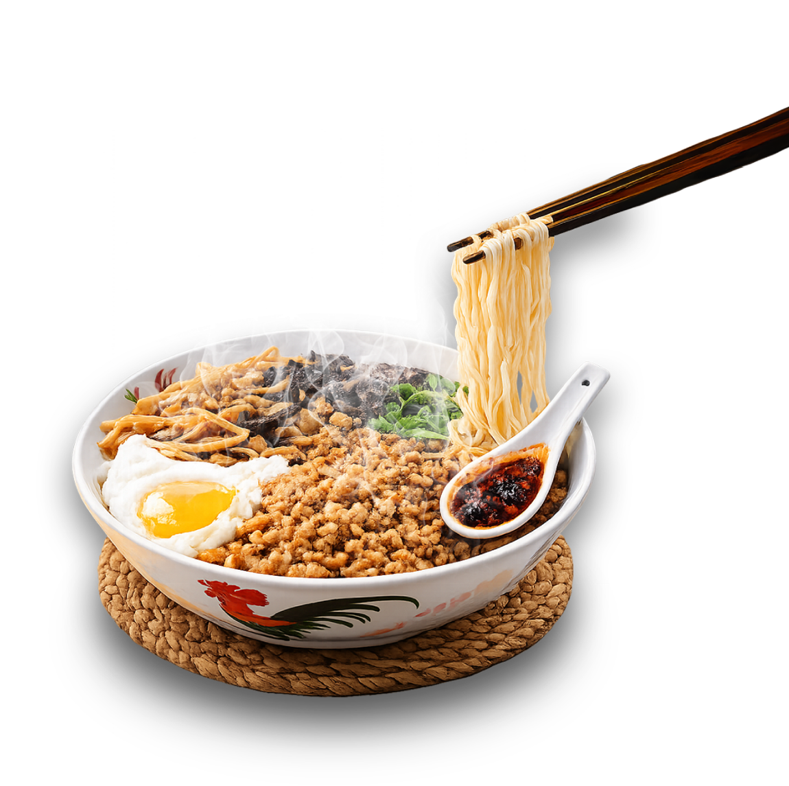 CHILI PAN MEE SOUP